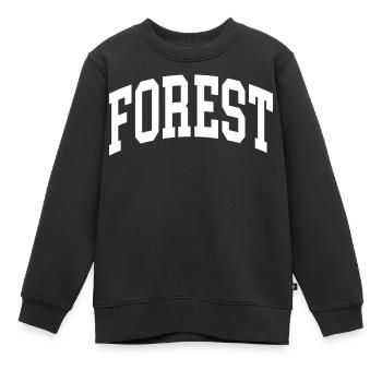 Forêt - Sweat Premium enfant bio - noir - Devant - AI Model Kid Female (0cm)
