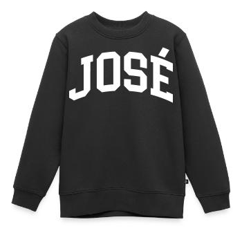 Stéphanie - Sweat Premium enfant bio - noir - Devant - AI Model Kid Female (0cm)