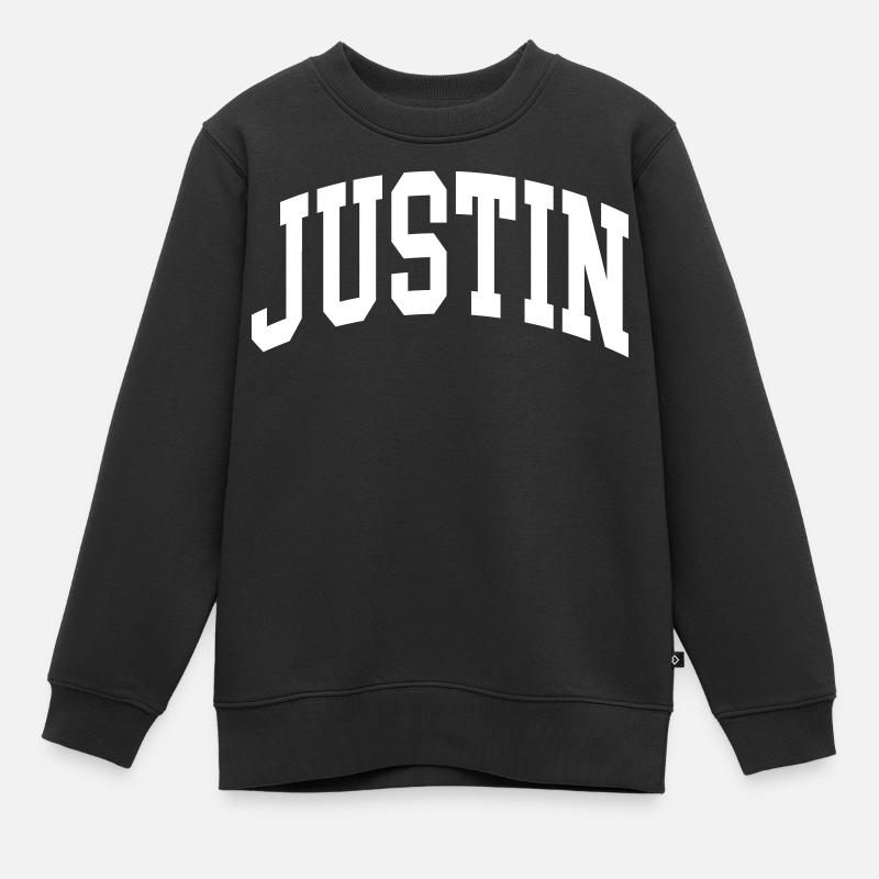 Justin - Sweat Premium enfant bio - noir