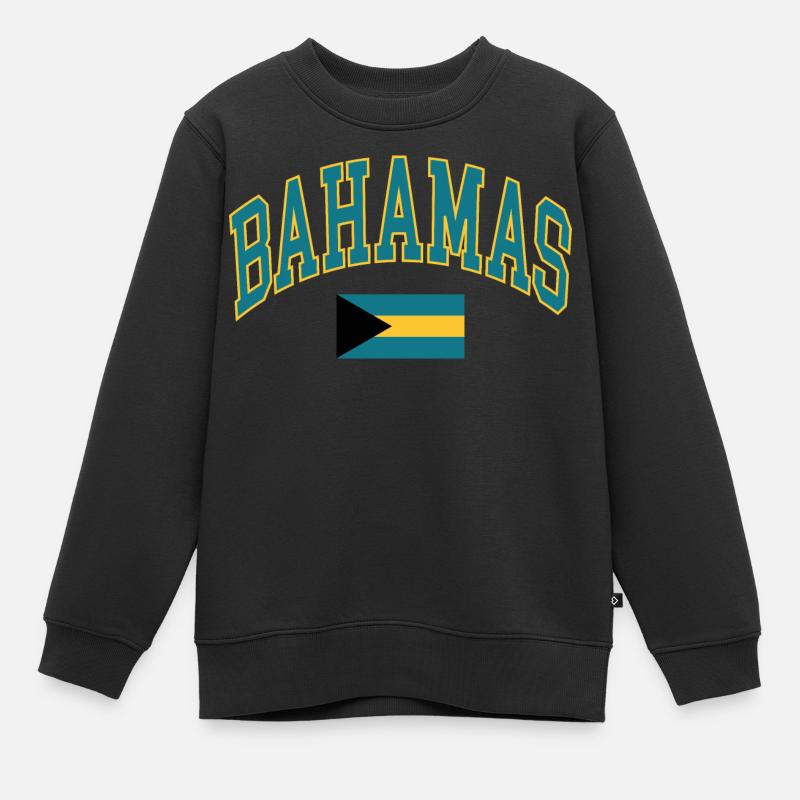 Bahamas - Sweat Premium enfant bio - noir