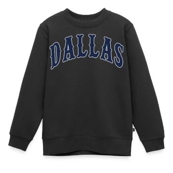Dallas - Sweat Premium enfant bio - noir - Devant - AI Model Kid Female (0cm)