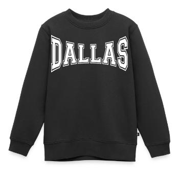 Dallas - Sweat Premium enfant bio - noir - Devant - AI Model Kid Female (0cm)