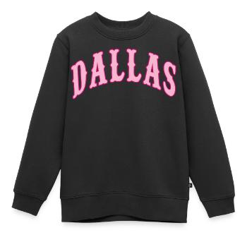 Dallas - Sweat Premium enfant bio - noir - Devant - AI Model Kid Female (0cm)