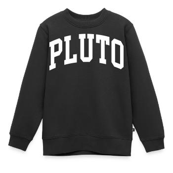 Pluto - Kinder Premium Organic Sweatshirt - Schwarz - Vorne - AI Model Kid Female (0cm)