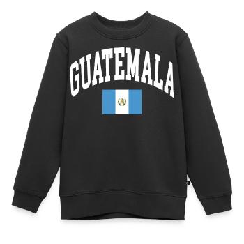 Guatemala - Sweat Premium enfant bio - noir - Devant - AI Model Kid Female (0cm)