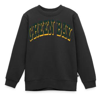 Baie Verte - Sweat Premium enfant bio - noir - Devant - AI Model Kid Female (0cm)
