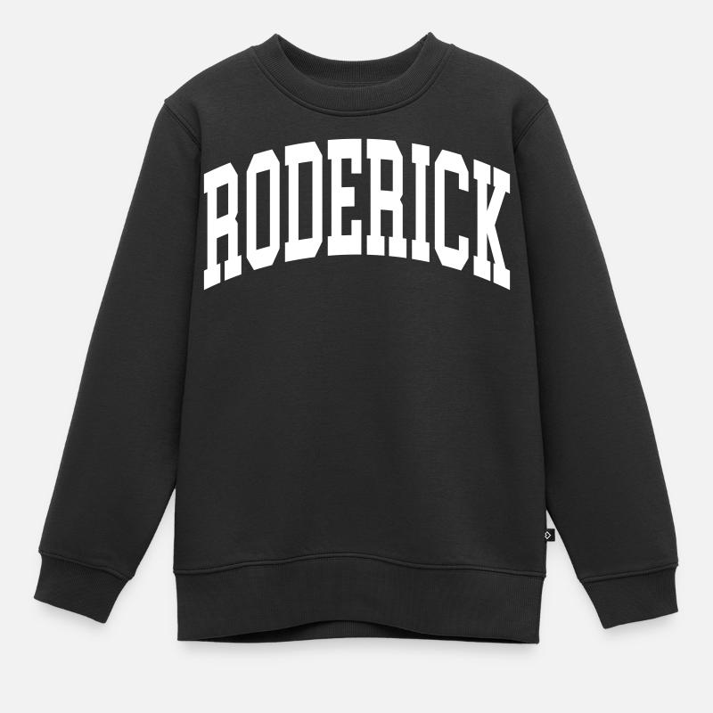 Roderick - Kinder Premium Organic Sweatshirt - Schwarz
