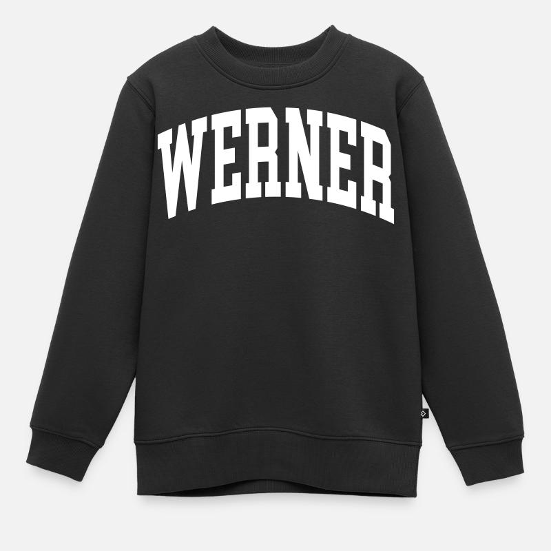 Werner - Kinder Premium Organic Sweatshirt - Schwarz
