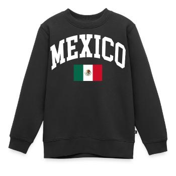 Mexique - Sweat Premium enfant bio - noir - Devant - AI Model Kid Female (0cm)