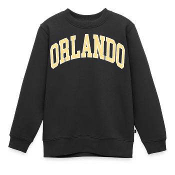 Orlando - Sweat Premium enfant bio - noir - Devant - AI Model Kid Female (0cm)