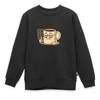Zoom Meeting - Kinder Premium Organic Sweatshirt - Schwarz - Vorne - AI Model Kid Female (0cm)