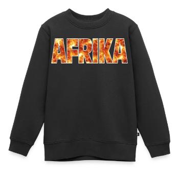 Afrika - Kinder Premium Organic Sweatshirt - Schwarz - Vorne - AI Model Kid Female (0cm)