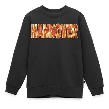Hanovre - Sweat Premium enfant bio - noir - Devant - AI Model Kid Female (0cm)
