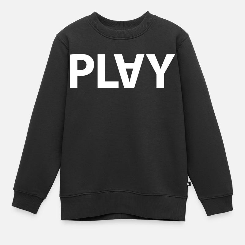 PLAY - Sweat Premium enfant bio - noir