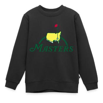 Maîtres - Sweat Premium enfant bio - noir - Devant - AI Model Kid Female (0cm)