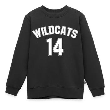 Wildcats musicaux du lycée - Sweat Premium enfant bio - noir - Devant - AI Model Kid Female (0cm)