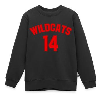 Wildcats musicaux du lycée - Sweat Premium enfant bio - noir - Devant - AI Model Kid Female (0cm)
