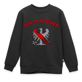 Électricité de Pologne - Sweat Premium enfant bio - noir - Devant - AI Model Kid Female (0cm)