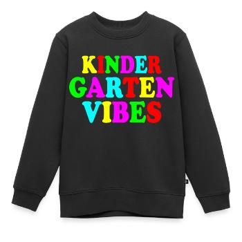 kindergarten vibes - Kinder Premium Organic Sweatshirt - Schwarz - Vorne - AI Model Kid Female (0cm)