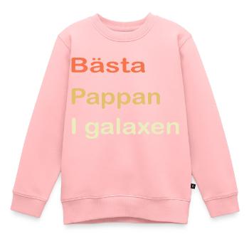 Best Dad in the Galaxy - Kids Premium Organic Sweatshirt - rose - Front - AI Model Kid Female (0cm)