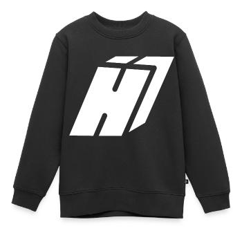 Zusammenfassung H-Brief - Kinder Premium Organic Sweatshirt - Schwarz - Vorne - AI Model Kid Female (0cm)