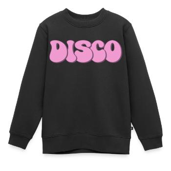 Disco - Kinder Premium Organic Sweatshirt - Schwarz - Vorne - AI Model Kid Female (0cm)