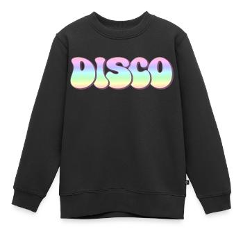 Disco - Kinder Premium Organic Sweatshirt - Schwarz - Vorne - AI Model Kid Female (0cm)