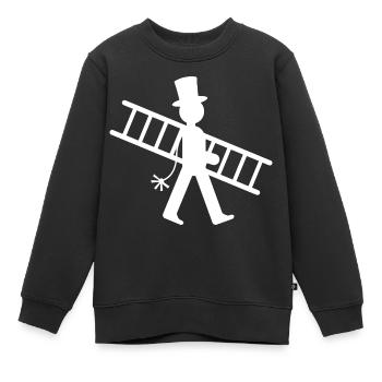 Schornsteinfeger Lehrling - Kinder Premium Organic Sweatshirt - Schwarz - Vorne - AI Model Kid Female (0cm)