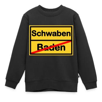 Daheim in Schwaben - Kinder Premium Organic Sweatshirt - Schwarz - Vorne - AI Model Kid Female (0cm)