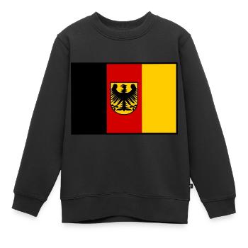 Les Allemands - Sweat Premium enfant bio - noir - Devant - AI Model Kid Female (0cm)