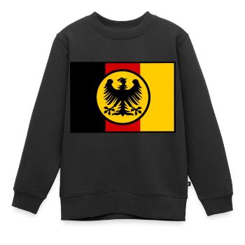Patrie Allemagne - Sweat Premium enfant bio - noir - Devant - AI Model Kid Female (0cm)