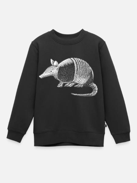Gürteltier - Kinder Premium Organic Sweatshirt - Schwarz