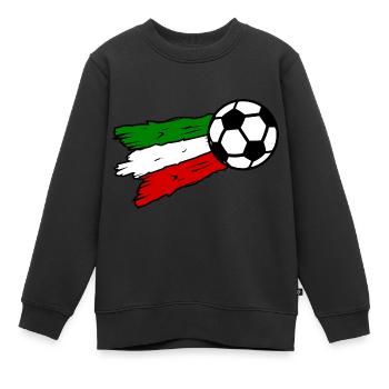 Die italienischen Fans - Kinder Premium Organic Sweatshirt - Schwarz - Vorne - AI Model Kid Female (0cm)