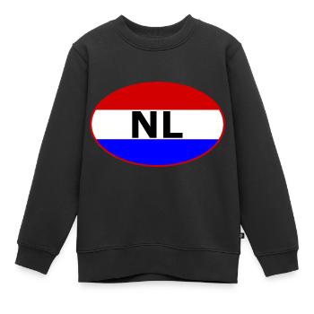 Die Fans aus Niederlande - Kinder Premium Organic Sweatshirt - Schwarz - Vorne - AI Model Kid Female (0cm)