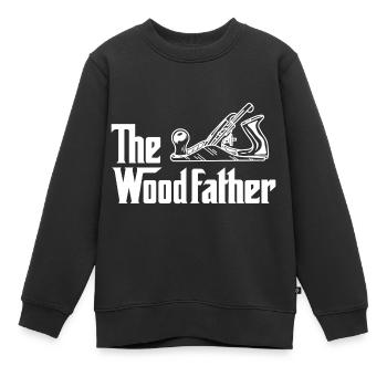 Schreiner Tischler Zimmermann - Kinder Premium Organic Sweatshirt - Schwarz - Vorne - AI Model Kid Female (0cm)