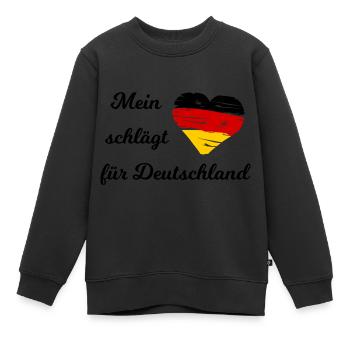 L’amour de l’Allemagne - Sweat Premium enfant bio - noir - Devant - AI Model Kid Female (0cm)