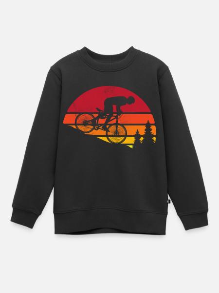 Retro VTT VTT VTT VTT VTT - Sweat Premium enfant bio - noir