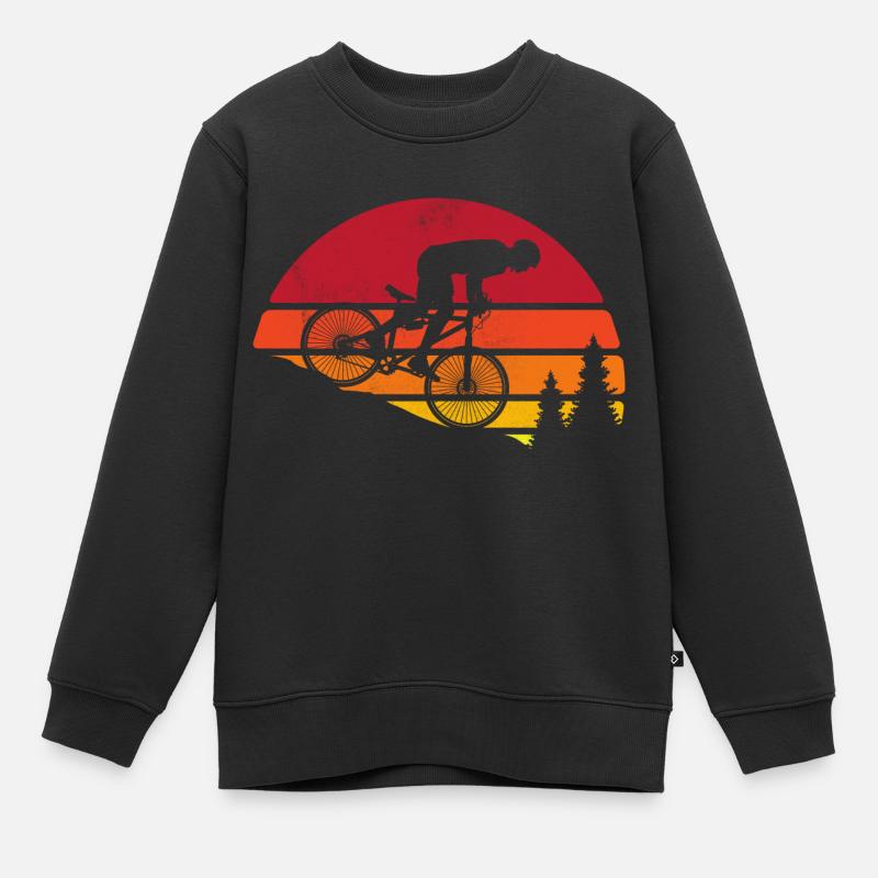 Retro VTT VTT VTT VTT VTT - Sweat Premium enfant bio - noir