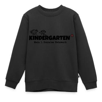 Kindergarten Soziales Netzwerk - Kinder Premium Organic Sweatshirt - Schwarz - Vorne - AI Model Kid Female (0cm)