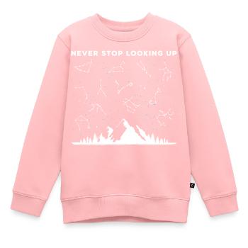 Physicien du télescope - Sweat Premium enfant bio - rose - Devant - AI Model Kid Female (0cm)
