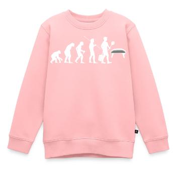 Pizzabäcker Pizzaofen Pizzateig Hobby Pizza backen - Kinder Premium Organic Sweatshirt - Rosa - Vorne - AI Model Kid Female (0cm)