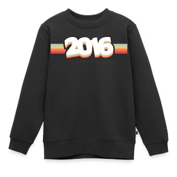 2016 the birth of legends - Sweat Premium enfant bio - noir - Devant - AI Model Kid Female (0cm)