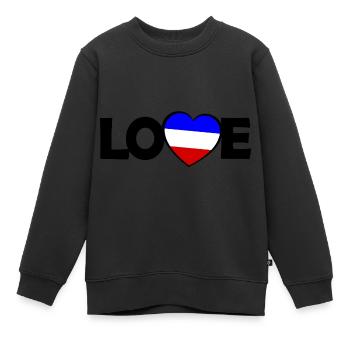 Die Franzosen Liebe - Kinder Premium Organic Sweatshirt - Schwarz - Vorne - AI Model Kid Female (0cm)