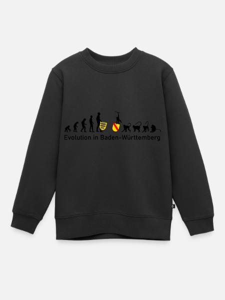 Evolution in Baden-Württemberg - Kinder Premium Organic Sweatshirt - Schwarz