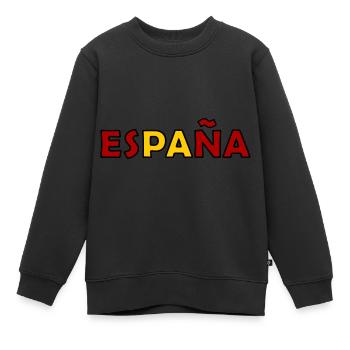 Fans d’Espagne - Sweat Premium enfant bio - noir - Devant - AI Model Kid Female (0cm)