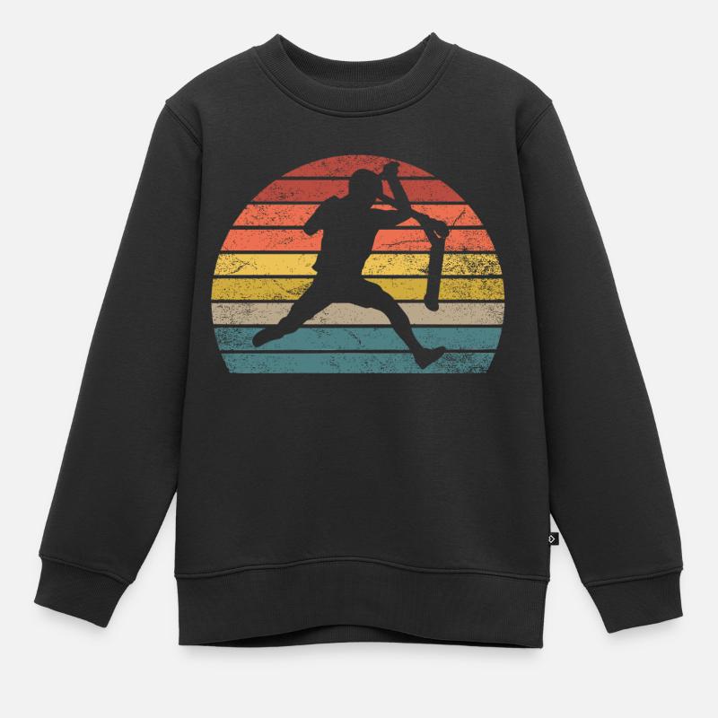 Cascade de scooter - Sweat Premium enfant bio - noir