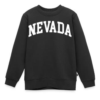 Nevada - Kinder Premium Organic Sweatshirt - Schwarz - Vorne - AI Model Kid Female (0cm)