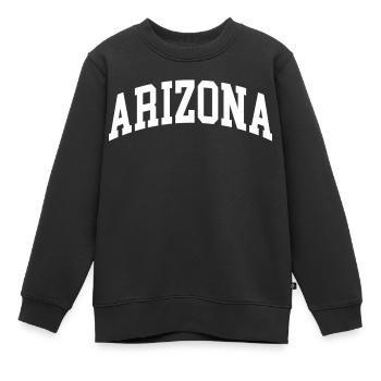 Arizona - Sweat Premium enfant bio - noir - Devant - AI Model Kid Female (0cm)
