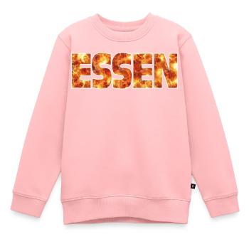 Essen - Kinder Premium Organic Sweatshirt - Rosa - Vorne - AI Model Kid Female (0cm)