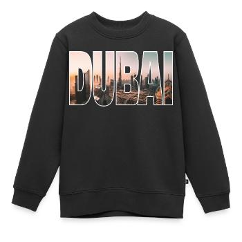 Dubai - Kinder Premium Organic Sweatshirt - Schwarz - Vorne - AI Model Kid Female (0cm)